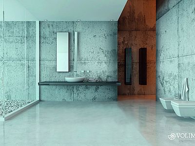 Betonoptik in Grau für Ihr Badezimmer