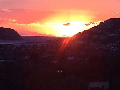 Sonnenuntergang auf der Urlaubsinsel Mallorca